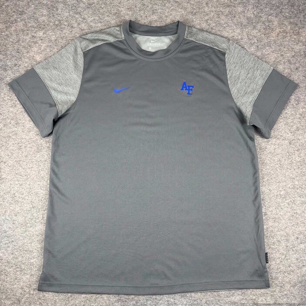 Nike Dri Fit Air Force Falcons On-Field Shirt Polyester Gray Mens XL
